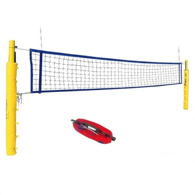 Zestaw PRO do siatkówki halowej, słupki aluminiowe RomiSport